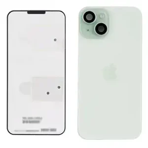 Back Glass w/ MagSafe Magnet & NFC & Flashlight Flex For IPhone 15 (Genuine OEM) (Green)