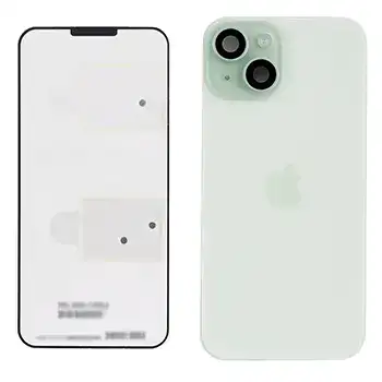 Back Glass w/ MagSafe Magnet & NFC & Flashlight Flex For IPhone 15 (Genuine OEM) (Green)