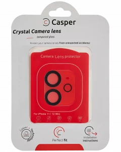 Casper Camera Lens Protector For iPhone 11 / 12 Mini (Crystal Full Cover)