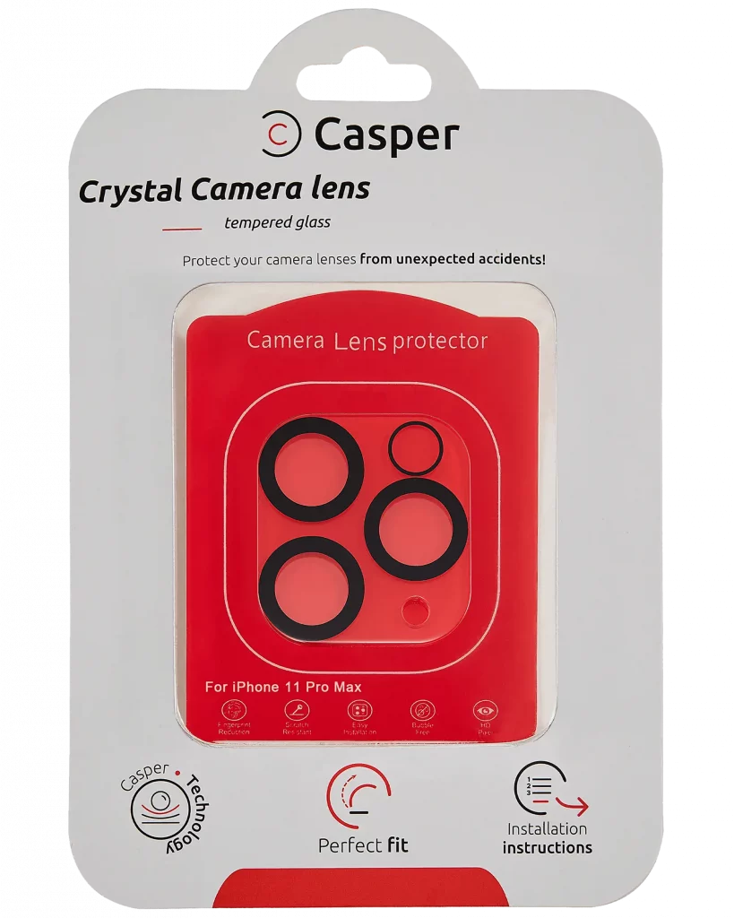 Casper Camera Lens Protector For 11 Pro / 11 Pro Max (Crystal Full Cover)