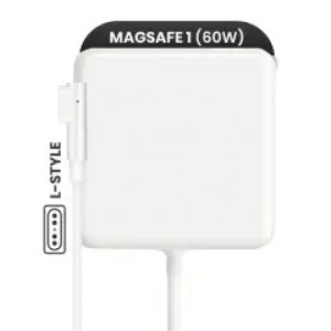 60W MagSafe 1 Power Adapter With Cable (L-Style) For MacBook (OEM Grade A) (Bulk Packaging)