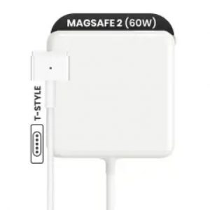 60W MagSafe 2 Power Adapter With Cable (T-Style) For MacBook (OEM Grade A/B) (Bulk Packaging)