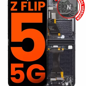 Inner OLED Assembly With Frame For Samsung Galaxy Z Flip 5 5G (US & International) (Blemish: Grade D) (Graphite)