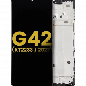 OLED Assembly With Frame For Motorola Moto G42 (XT2233 / 2022) (Refurbished) (All Colors)