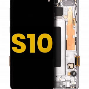 OLED Assembly With Frame For Samsung Galaxy S10 (Refurbished) (Prism White)