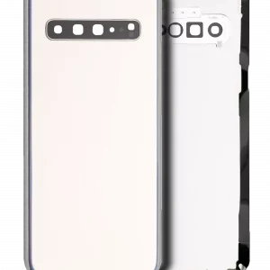 Back cover Glass With Camera Lens For Samsung Galaxy S10 5G (Service Pack) (Crown Silver)