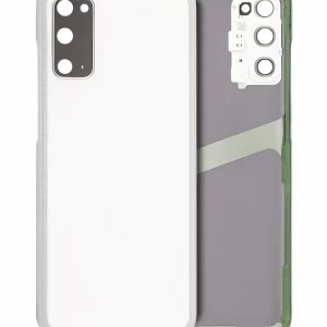 Back Cover Glass With Camera Lens For Samsung Galaxy S20 5G (Service Pack) (Cloud White)