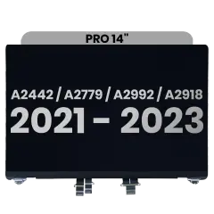 Complete LCD Screen Assembly For MacBook Pro 14" (A2442 / Late 2021) / (A2779 / Late 2023 ) / (A2918 / Late 2023) (Used OEM P