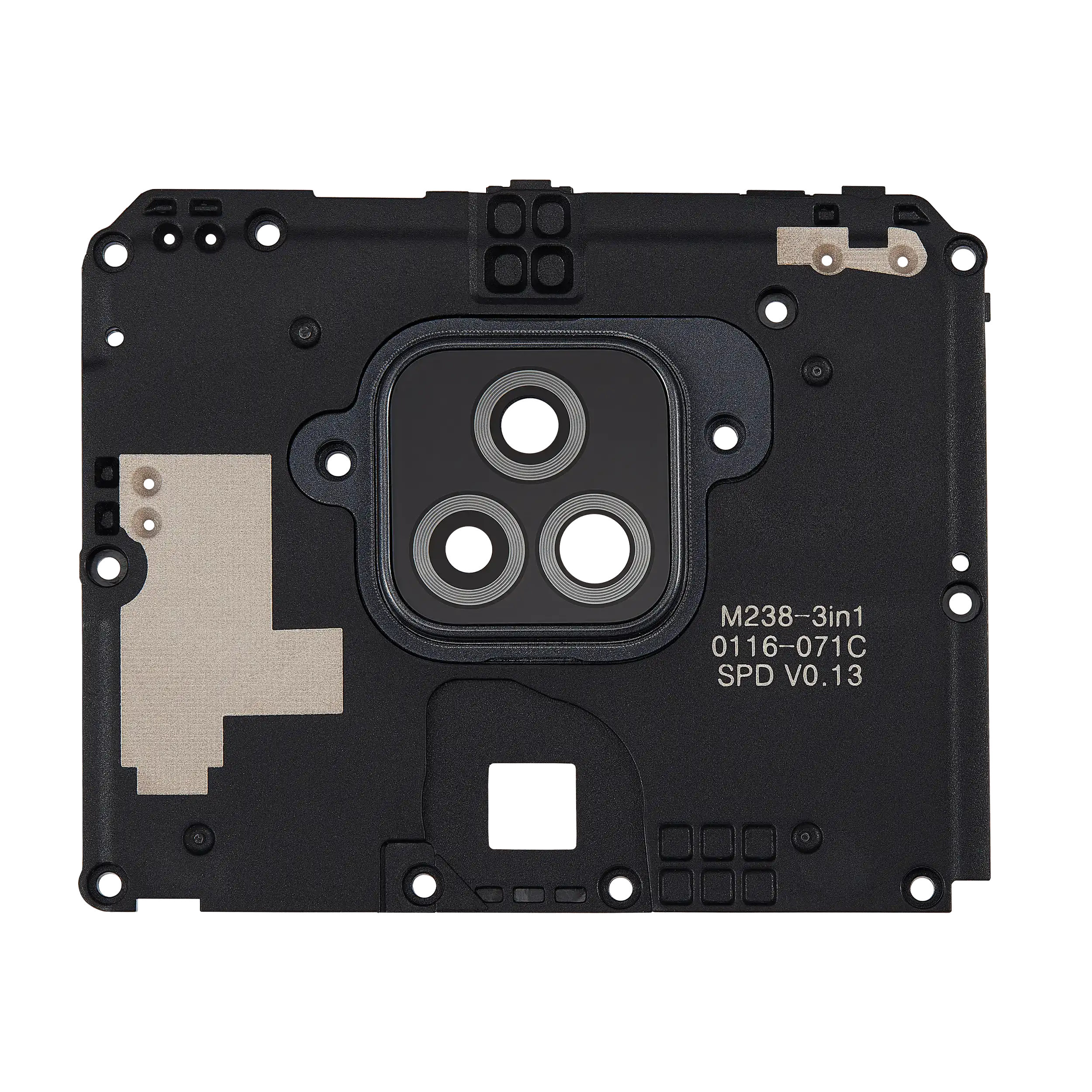 Back Camera Lens With Bracket For Motorola Moto G Play (XT2093 / 2021) (Genuine OEM) (Flash Gray)