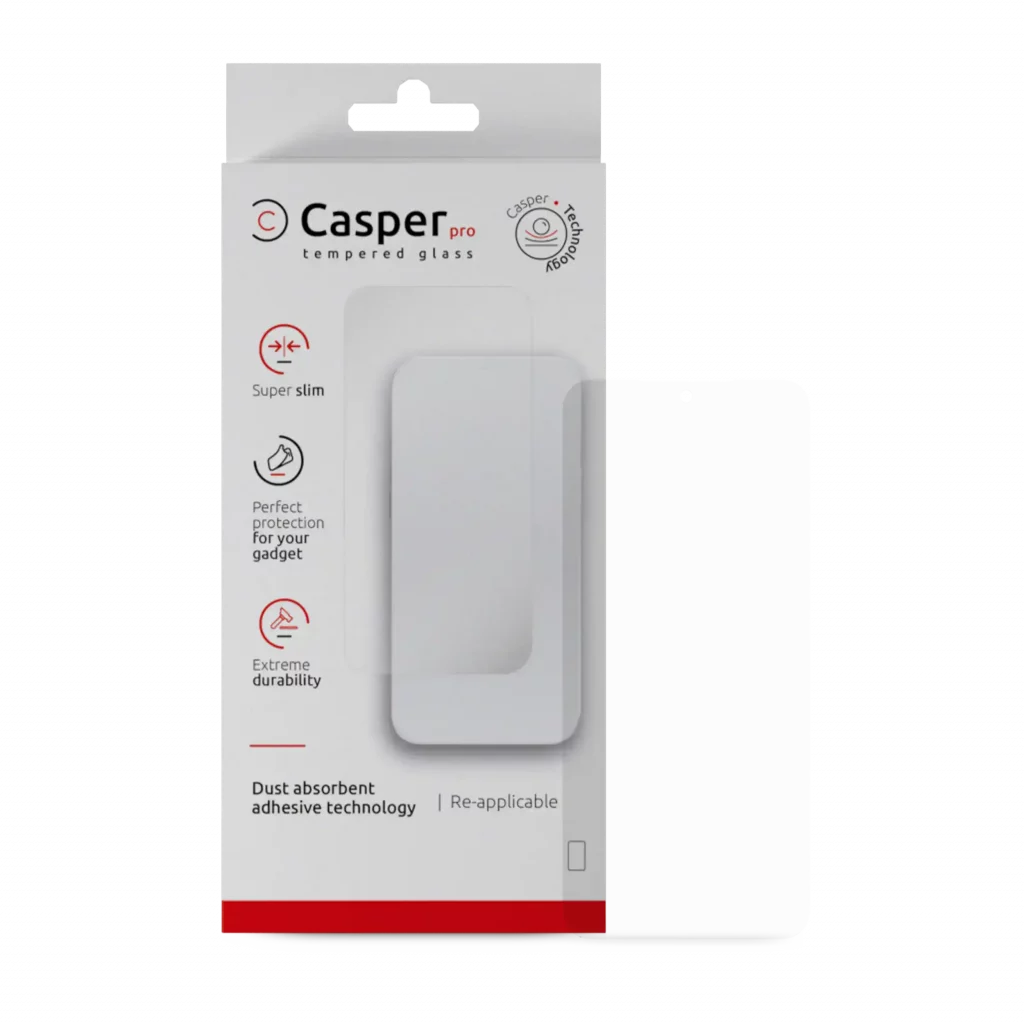 Casper Pro Tempered Glass For Google Pixel 9A (Retail Pack) (Clear)