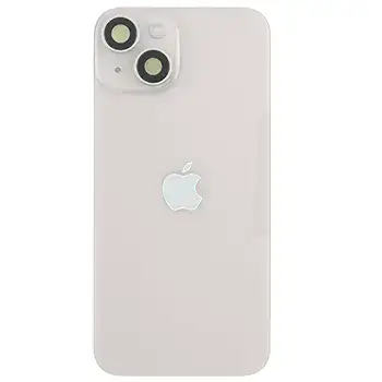 Back Glass with MagSafe Magnet & NFC & Flashlight Flex For iPhone 14 Plus (Genuine OEM) (Starlight)