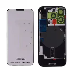 Back Glass w/ MagSafe Magnet & NFC & Flashlight Flex For IPhone 16 Pro (Genuine OEM) (Black Titanium)