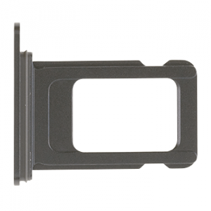 Single SIM Card Tray For iPhone 12 (Genuine OEM) (Black)