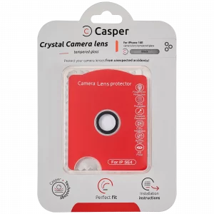 Casper Camera Lens Protector Compatible For iPhone 16E / 17E (Silver) (Clear)