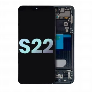 OLED Assembly With Frame For Samsung Galaxy S22 5G (Service Pack) (Graphite)