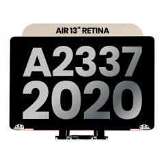 Complete LCD Screen Assembly For MacBook Air 13" A2337 (2020) (Used OEM Pull: Grade B) (Gold)
