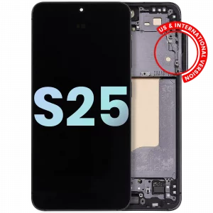 OLED Assembly With Frame For Samsung Galaxy S25 5G (US & International) (Service Pack) (Blue Black)