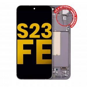 OLED Assembly With Frame For Samsung Galaxy S23 FE 5G (US & International Version) (Refurbished) (Graphite)