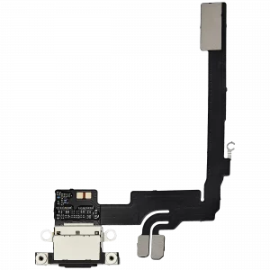 Charging Port Flex Cable With Board For iPhone 16 Pro (Genuine OEM) (Black Titanium)