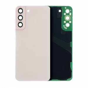 Back Cover Glass With Camera Lens Samsung Galaxy S22 Plus (Service Pack) (Cream)