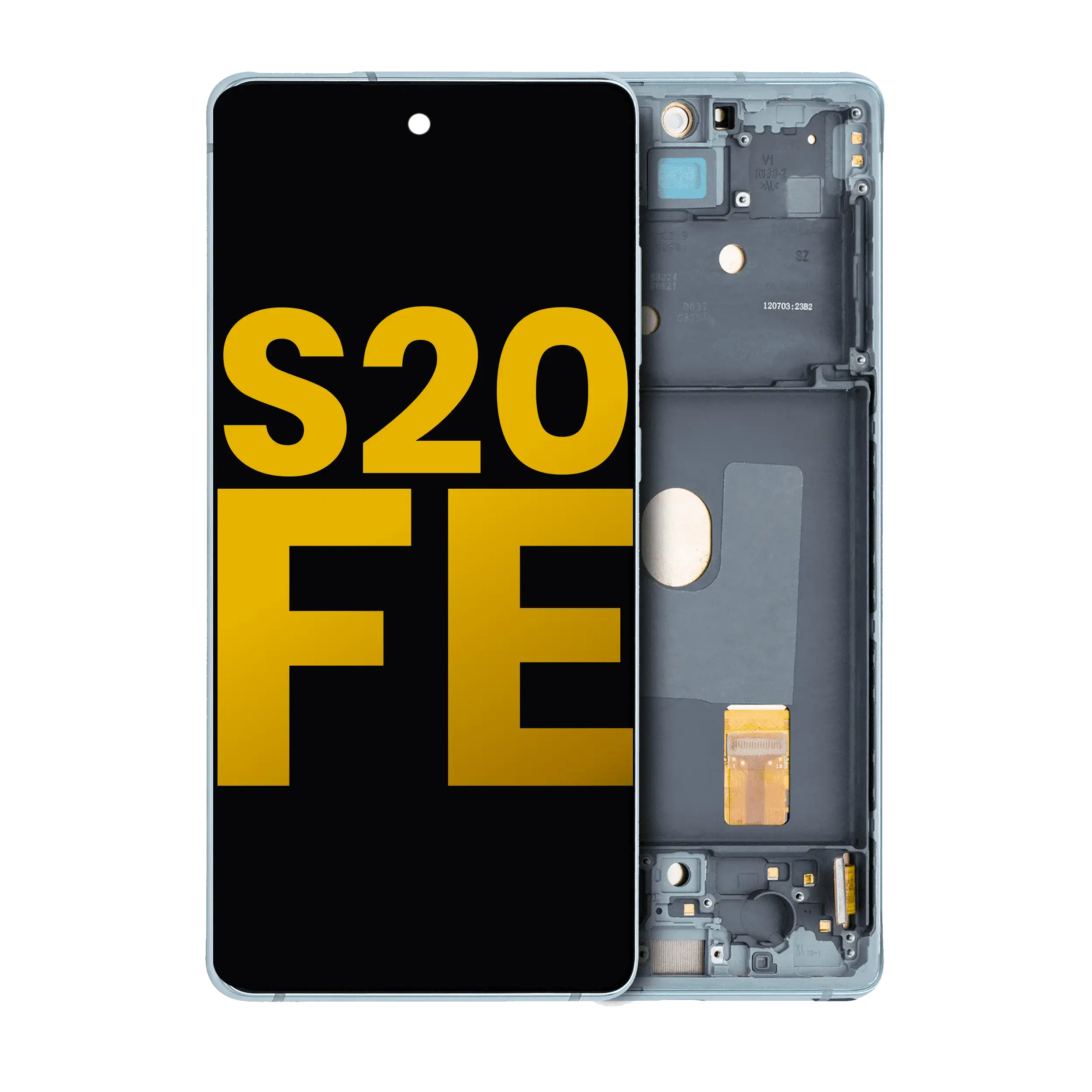 OLED Assembly With Frame For Samsung Galaxy S20 FE 4G / 5G (Refurbished) (Cloud Mint)