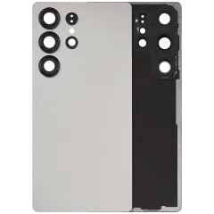Back Cover Glass With Camera Lens For Samsung Galaxy S25 Ultra 5G (Service Pack) (Titanium Black)