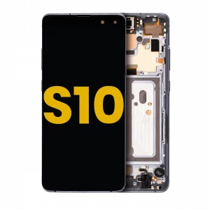 OLED Assembly With Frame For Samsung Galaxy S10 5G (Refurbished) (Majestic Black)