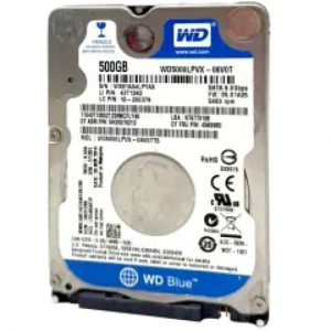 500GB WD Blue 2.5" HDD Internal Hard Drive - 5400 RPM (7mm) (Refurbished)