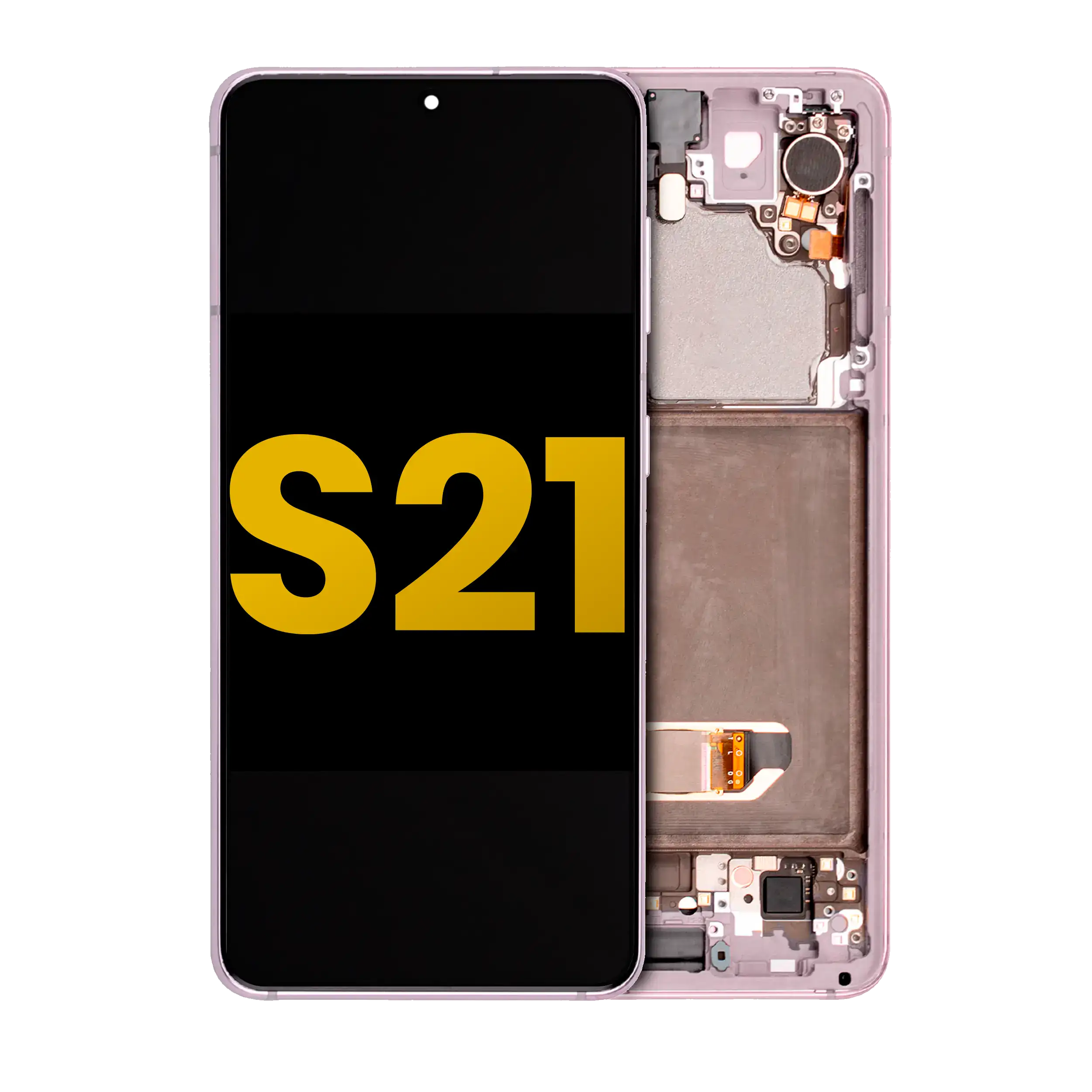 OLED Assembly With Frame For Samsung Galaxy S21 5G (Refurbished) (Phantom Violet)
