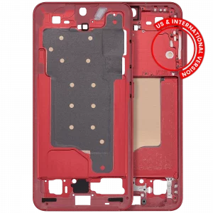 Mid-Frame Housing For Samsung Galaxy S25 5G (US & International Version) (Coral Red)