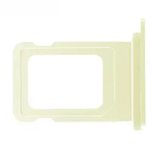Single SIM Card Tray For iPhone 15 / 15 Plus (Genuine OEM) (Yellow)
