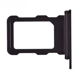 Single SIM Card Tray For iPhone 16 Pro / 16 Pro Max (Genuine OEM) (Black Titanium)