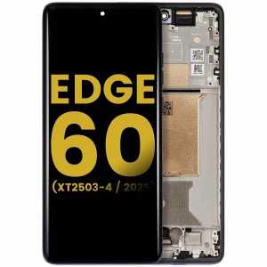OLED Assembly With Frame For Motorola Edge 60 Fusion (XT2503-4 / 2025) (Refurbished) (Slipstream)