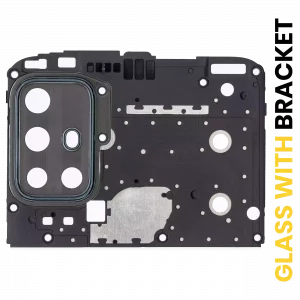 Back Camera Lens With Bracket For Motorola Moto G30 (XT2129 / 2021) (Phantom Black)