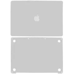 2 in 1 (Top and Bottom) Skin For MacBook Pro 13" A2289 (2020) / A2338 (2020) / (Silver)
