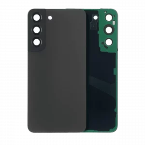 Back Cover Glass With Camera Lens Samsung Galaxy S22 5G (Service Pack) (Graphite)