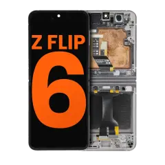 Inner OLED Assembly For Samsung Galaxy Z Flip 5G (US & International) (Used OEM Pull Grade A) (Mystic Black)