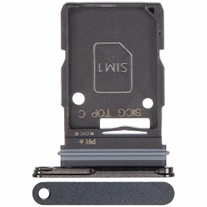 Single Sim Card Tray For Samsung Galaxy S25 Edge (S937) (Premium) (Titanium Jetblack)
