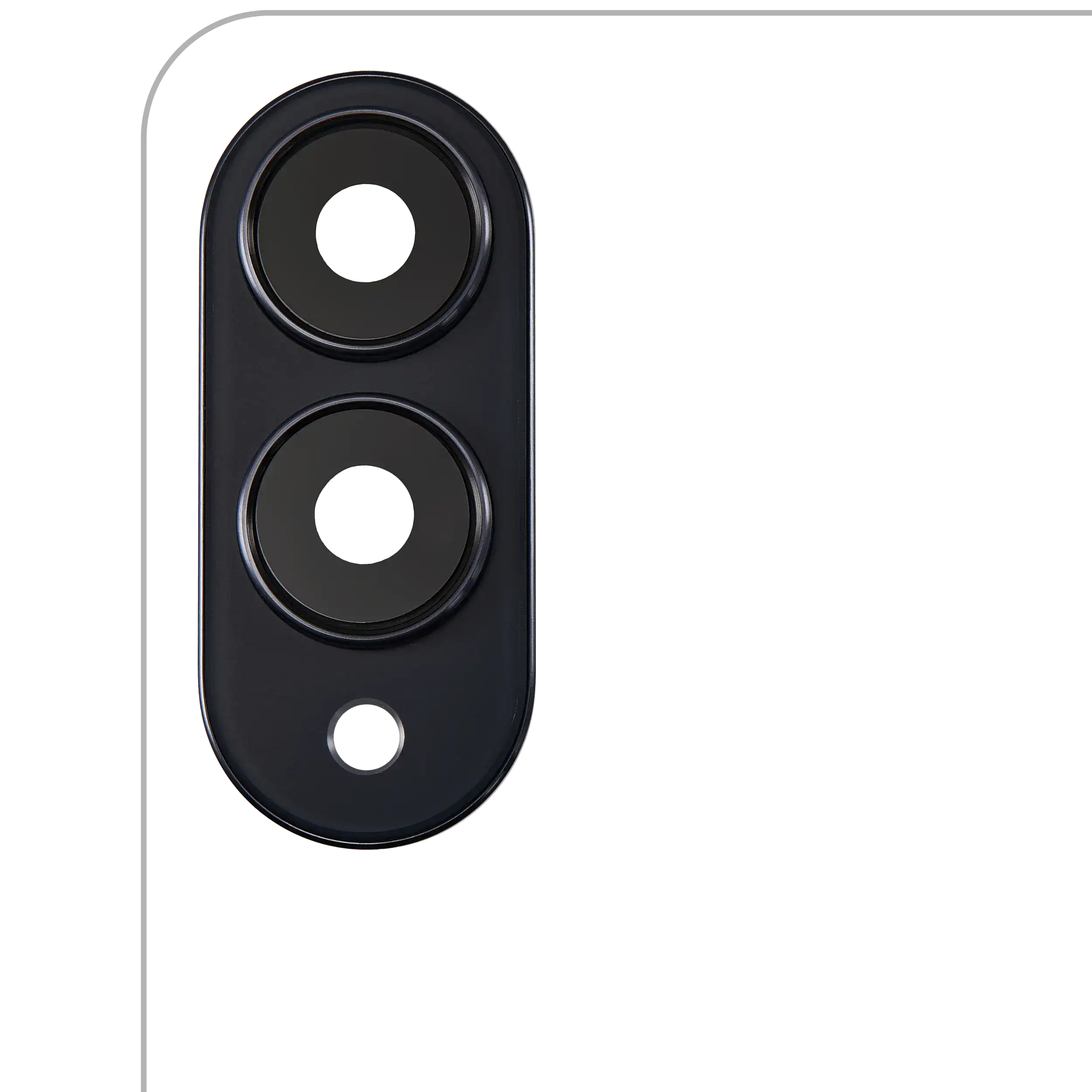 Back Camera Lens With Cover Bezel Ring For Samsung Galaxy S25 Edge (S937) (Titanium Jetblack)
