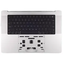 Top Case with Battery and Keyboard (ANSI US) For MacBook Pro 16" A3403 (2024) (Genuine OEM) (Silver)