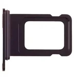 Single SIM Card Tray For iPhone 16e (Genuine OEM) (Black)