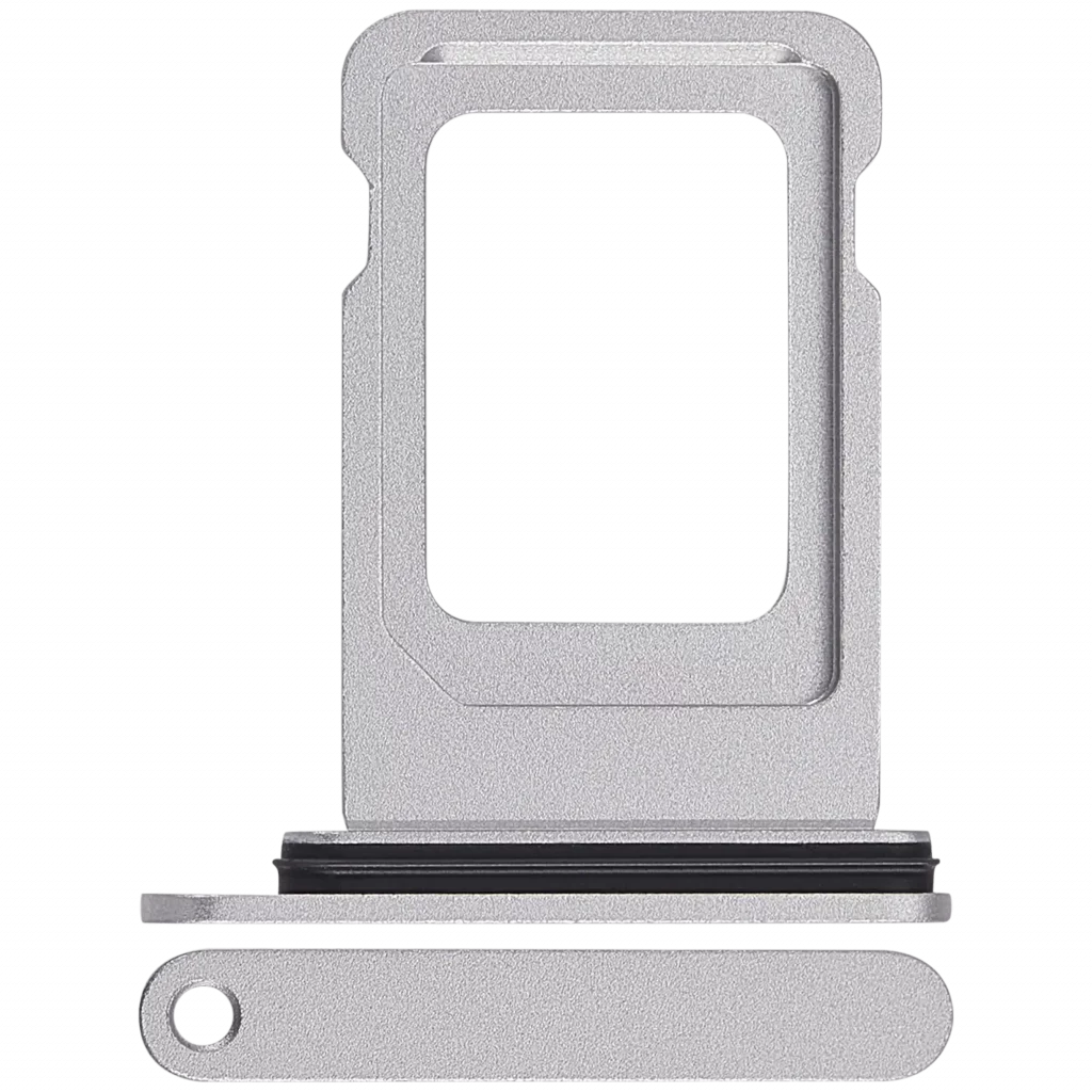 Single Sim Card Tray Compatible For iPhone 17 Pro / 17 Pro Max (Silver)