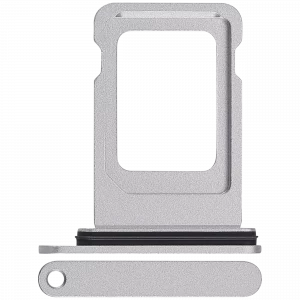 Single Sim Card Tray For iPhone 17 Pro / 17 Pro Max (Silver)