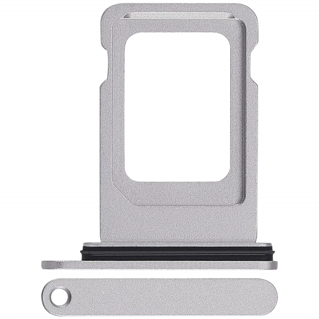 Dual Sim Card Tray Compatible For iPhone 17 Pro / 17 Pro Max (Silver)