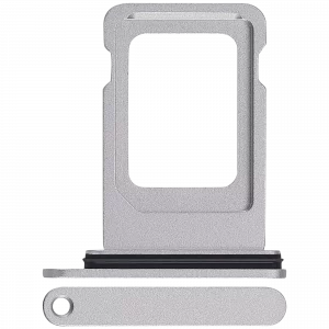 Dual Sim Card Tray Compatible For iPhone 17 Pro / 17 Pro Max (Silver)