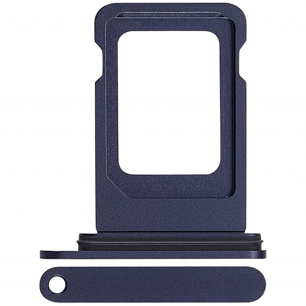 Single Sim Card Tray Compatible For iPhone 17 Pro / 17 Pro Max (Deep Blue)