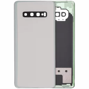 Back cover Glass With Camera Lens For Samsung Galaxy S10 Plus (Service Pack) (Prism Silver)