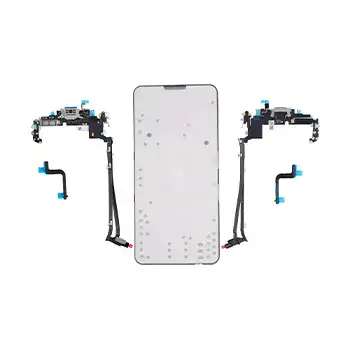 USB-C Charging Port Flex Cable (eSIM / mmWave) For iPhone 17 Pro Max (Genuine OEM) (US Version) (Silver)