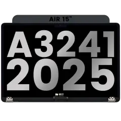 Complete LCD Screen Assembly For MacBook Air 15" (A3241 / Early 2025) (Used OEM Pull: Grade A) (Midnight)