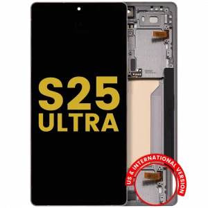 OLED Assembly With Frame For Samsung Galaxy S25 Ultra 5G (Refurbished) (US & International) (Titanium Pink Gold / Jade Green / Grey)